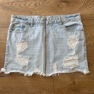 Denim skirt